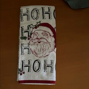 Festive Santa Kitchen Towel